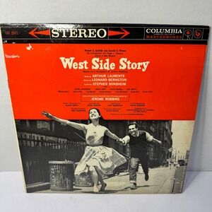 Vintage "West Side Story" Original Broadway Cast Recording LP Vinyl Record Album